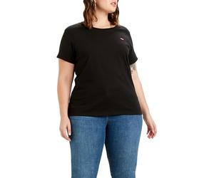 Levi's Women's Plus Size The Perfect Tee T-Shirt, Mineral Black, XXL