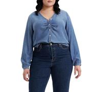 Levi's Women's Plus Size Zenda Blouse Woven, Ringing Bells, 1XL