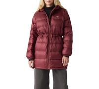 Levi's Women's Polly Midi Puffer Jacket, burgundy, L