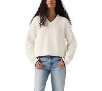 Levi's Women's Reese V-Neck Sweater Tofu Cotton Neutral M