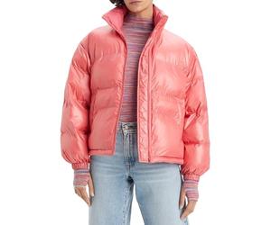 Levi's Women's Retro Puffer Caviar Jacket, Italian Rose, XS