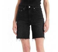 Levi's Women's Ribcage Bermuda Shorts, Goth Princess, 27W