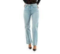 Levi's Women's Ribcage Full Length Jeans, Blasted Stone Clean, 27W x 32L