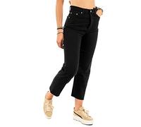 Levi's Women's Ribcage Straight Ankle, Black Heart, 27W / 31L