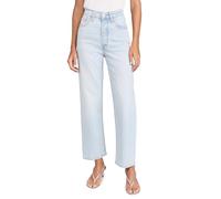 Levi's Women's Ribcage Straight Ankle, Cool Blue Popsicle, 24W / 27L