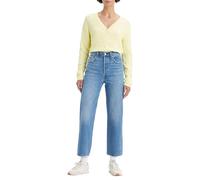 Levi's Women's Ribcage Straight Ankle, Dance Around, 27W / 29L