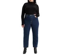 Levi's Women's Ribcage Straight Ankle, Salsa Dark Stone, 23W / 27L
