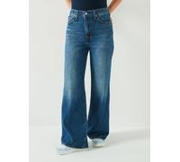 Levi's Women's Ribcage Wide-leg Jeans, Blue, Size 26, Inside Leg 32, Women Blue