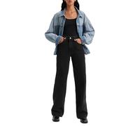 Levi's Women's Ribcage Wide Leg H223 Jeans Black