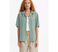 Levi's Women's Shirt Blouse Alfie Shirt Shirt, Green/White, XXS