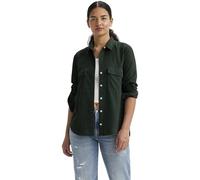 Levi's Women's Shirt Doreen Utility with Pointed Collar, Standard Fit, Black (Black Sand Gd 1), M