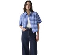 Levi's Women's Short Sleeve Shirt Harlie Cropped with Pointed Collar, Relaxed Fit