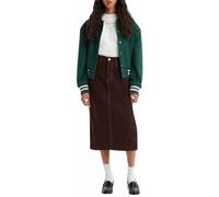 Levi's Women's Side Slit Skirt, Mole, 25W