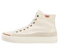 Levi's Women's Square High S Sneakers, Ivory, 7.5 UK