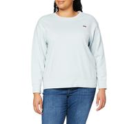 Levi's Women's Sweater SWTSHRT PL STANDARD CREW PLEIN AIR, Light Blue, 1X...