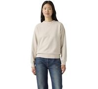 Levi's Women's Sweatshirt Heritage Crew Neck in Cotton, Standard Fit, Beige (H225 Chateau Gray), M