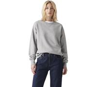 Levi's Women's Sweatshirt Heritage Crew Neck in Cotton, Standard Fit, Grey (Starstruck Heather G), S