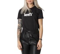 Levi's Women's The Perfect Tee- Poster Logo T-Shirt, Blacks, XXS