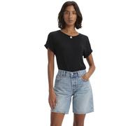 Levi's Women's T-Shirt Margot Tee in Cotton, Standard Fit, Black (Anthracite Night), L