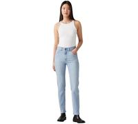 Levi's Women's Tailored 724 Straight Jeans Tall Glass of Water Blue 25 30