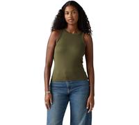 Levi's Women's Tank Top Dreamy with Crew Neck, Slim Fit, Green (Ivy Green), L