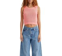 Levis Womens Tank Top Knit Top Blouse BABY BLUE SWEATER Pink, L