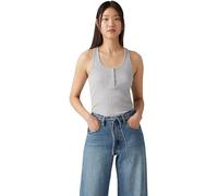 Levi's Women's Tank Top Vacationer Ribbed, Slim Fit, Grey (Starstruck Heather G), S