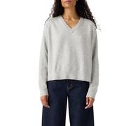 Levi's Women's Tara Super Soft V-Neck Pullover Jumper, Heather Dove Gray G, L