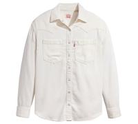 Levi's Women's Teodora Western ATR HOOPWEAR Short, Ecru Crew 6, Large