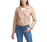 Levi's Women's The Belted Faux Leather Moto Jacket (Regular & Plus Size), Biscotti, XL