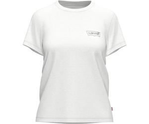 Levi's Women's The Perfect Tee- Chest Batwing Logo T-Shirt, Batwing Outline Bright, XXS
