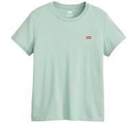 Levi's Women's The Perfect Tee- Chesthit Logo T-Shirt, Blue Surf, XS