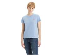 Levi's Women's The Perfect Tee- Chesthit Logo T-Shirt, Forever Blue, S