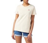 Levi's Women's The Perfect Tee- Core Chesthit Logo T-Shirt, Peach Puree, XXS