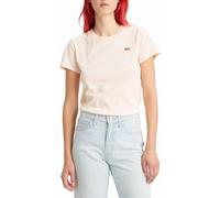 Levi's Women's The Perfect Tee- Core Chesthit Logo T-Shirt, Pearl Blush, S
