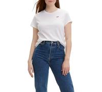 Levi's Women's The Perfect Tee- Core Chesthit Logo T-Shirt, White, XS