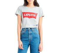 Levi's Women's The Perfect Tee- Large Batwing Logo T-Shirt, Logo Starstruck Heather Grey, M