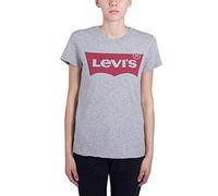 Levi's Women's The Perfect Tee- Large Batwing T-Shirt, Batwing Smokestack Heather, XS