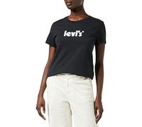 Levi's Women's The Perfect Tee- Poster Logo T-Shirt, Blacks, XXS