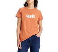 Levi's Women's The Perfect Tee- Poster Logo T-Shirt, Poster Logo Autumn Leaf, S