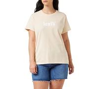 Levi's Women's The Perfect Tee- Poster Logo T-Shirt, Poster Logo Peach Puree, M
