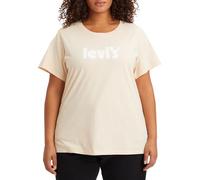 Levi's Women's The Perfect Tee- Poster Logo T-Shirt, Poster Logo Peach Puree, S