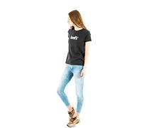 Levi's WoMens T-Shirt In Black Cotton - Size X-Small