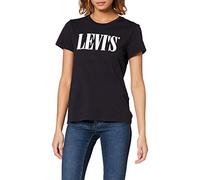 Levi's Women's The Perfect Tee- Serif Logo T-Shirt, Serif Caviar, S
