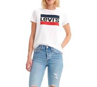 Levi's Women's The Perfect Tee- Sportswear Logo T-Shirt, Sportswear Logo White, S
