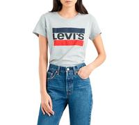 Levi's Women's The Perfect Tee- Sportswear Logo T-Shirt, Sportswear Logo Heather Grey, S