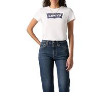 Levi's Women's The Perfect Tee T-Shirt, Maya Fuzzy Dot Bw Fi, XXS