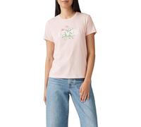 Levi's Women's The Perfect Tee T-Shirt, Pink Desert Plant Hl, XS