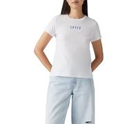 Levi's Women's The Perfect Tee T-Shirt, Serif EMB Bright WHI, M