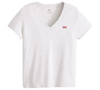 Levi's Women's The Perfect V-Neck T-Shirt, Orbit Heather Gray, S